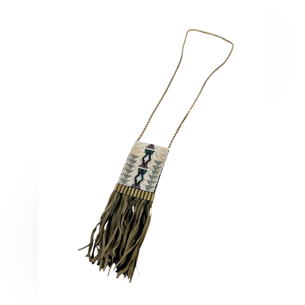 Lizzie Fortunato tapestry bead necklace
